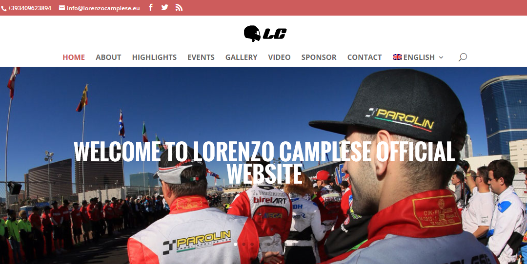 Lorenzo Camplese Pro Driver | Piattaforma web