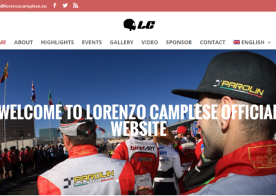 Lorenzo Camplese Pro Driver | Piattaforma web